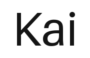 Kai